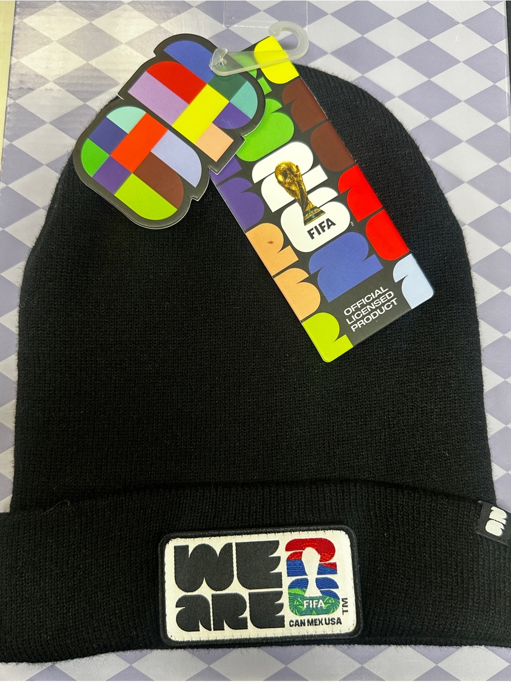 FIFA We Are Black Beanie Hat